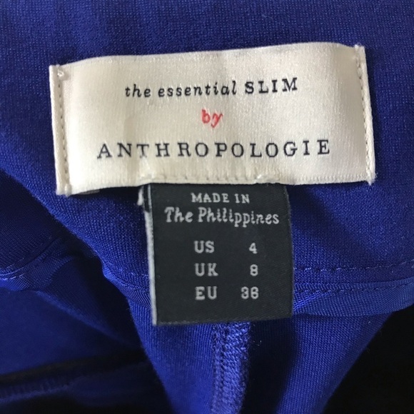 NWT Anthropologie The Essential Ankle Zip Pants 4 - Picture 8 of 14